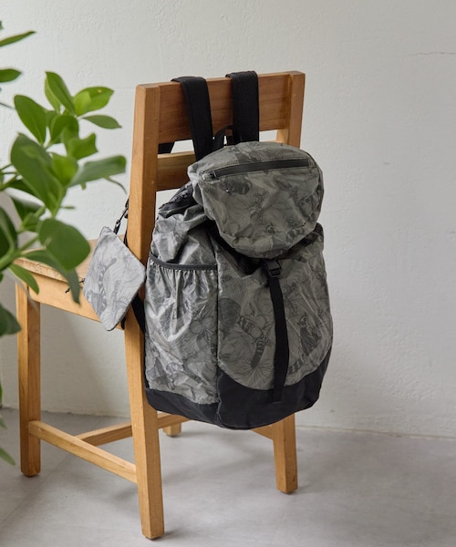 BURLAP OUTFITTER×sampo×ear ワオキツネザル柄リュック BURLAP OUTFITTER×sampo×ear】ワオキツネザル柄リュック