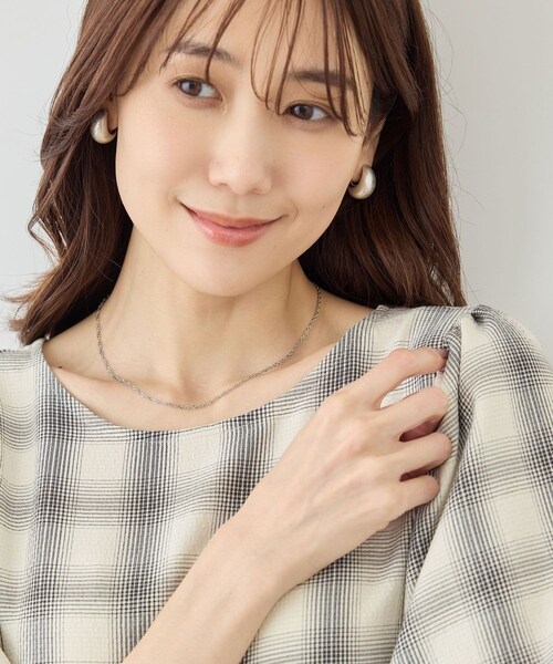 ROPE' PICNIC(ロペピクニック)の「ステンレスツイストチェーンショートネックレス(ネックレス・レディース・ゴールド/シルバー・F)」の14枚目の写真
