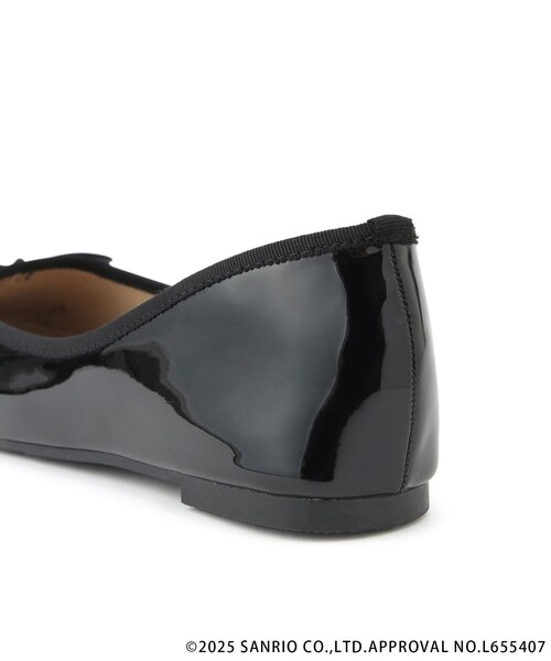 ROPE' PICNIC（ロペピクニック）の「【ROPE' PICNIC×Sanrio characters】軽くてやわらかいバレエシューズ（バレエシューズ・レディース・ブラック/シルバー系・L/M/S）」の21枚目の写真