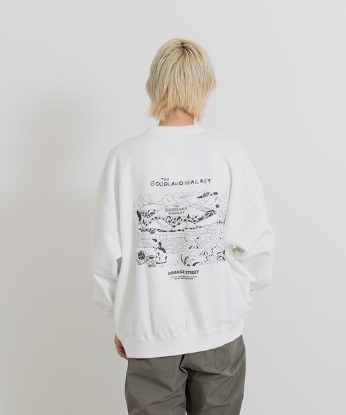 THE GOODLAND MARKET(ザグッドランドマーケット)の「ザ グッドランド マーケット THE GOODLAND SWEAT(スウェット・メンズ・Off・M/L)」の6枚目の写真
