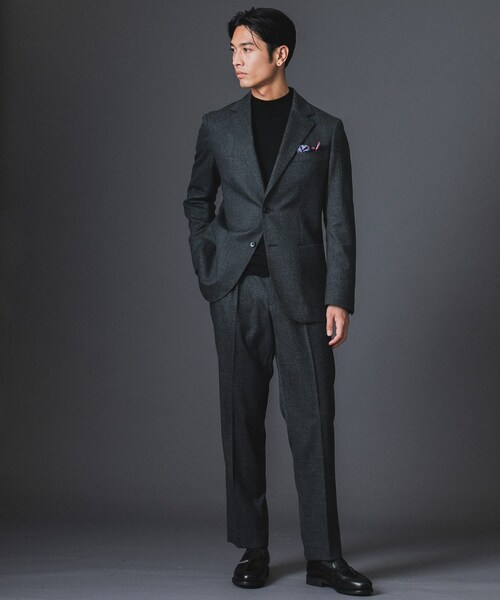 URBAN RESEARCH DOORS(アーバンリサーチドアーズ)の「LIFE STYLE TAILOR フラノパンツ(スラックス・メンズ・GRAY-CH/NAVY・44/46/48/50)」の7枚目の写真