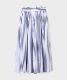 ROPE'（ロペ）の「【drawell（ドロウェル）】STRIPED MAXI GATHERED SKIRT｜スカート（スカート・レディース）」