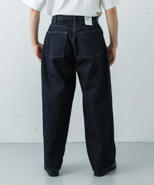 URBAN RESEARCH（アーバンリサーチ）の「CIOTA　WIDE BAGGY 5 POCKET PANTS（デニムパンツ・メンズ・DARK NAVY・30/32/34）」の5枚目の写真