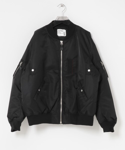 URBAN RESEARCH（アーバンリサーチ）の「phenix　JACKET TYPE P-0012（MA-1・メンズ・BLK/KHAKI・3/4）」の6枚目の写真