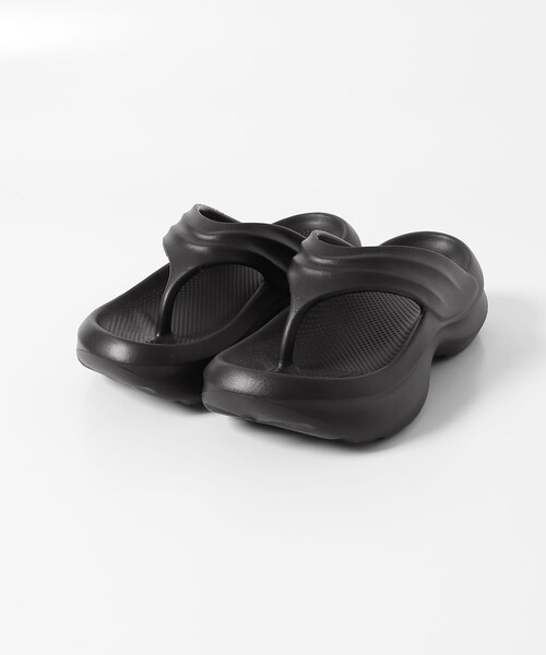SENSE OF PLACE by URBAN RESEARCH（センスオブプレイスバイアーバンリサーチ）の「『WEB限定』トングクッションサンダル（サンダル・レディース・BLACK・23.5/24.5）」の10枚目の写真