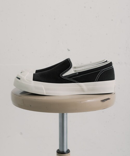 SENSE OF PLACE by URBAN RESEARCH(センスオブプレイスバイアーバンリサーチ)の「Converse JACK PURCELL CL SLIP-ON(スニーカー・メンズ・BLACK・26/27/28)」の7枚目の写真