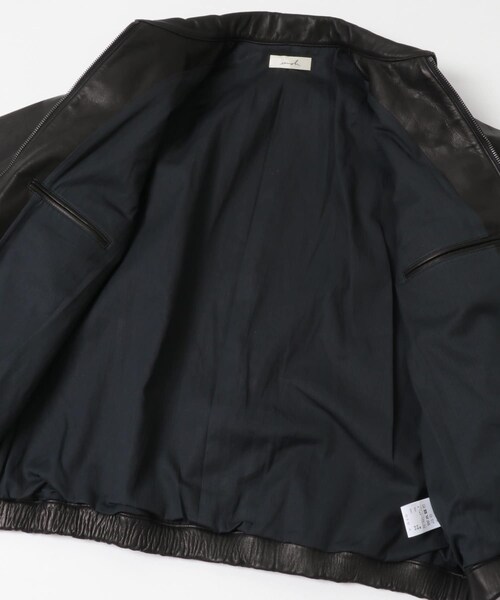 URBAN RESEARCH(アーバンリサーチ)の「semoh Horse Leather Jacket(ライダースジャケット・メンズ・BLACK・2)」の7枚目の写真