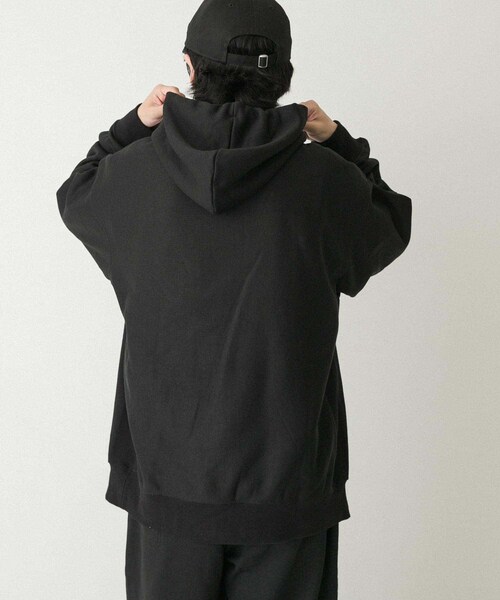 EKAL（エカル）の「QUICK DRY ハーフジップフーディー（スウェット・メンズ・グレー/ブラック・M/L）」の13枚目の写真