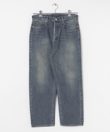 A PRESSE Washed Denim Wide Pants