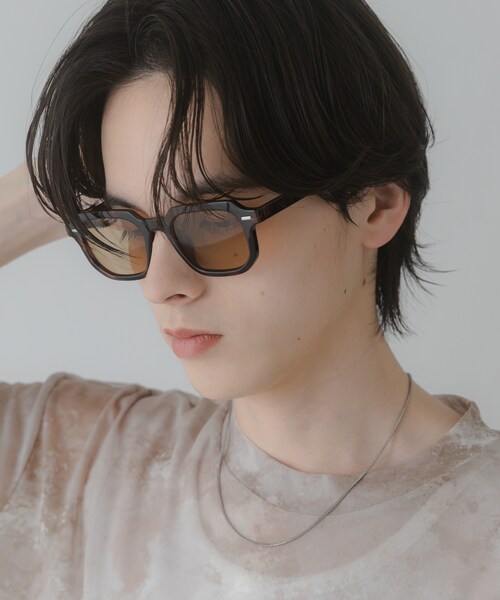 SENSE OF PLACE by URBAN RESEARCH（センスオブプレイスバイアーバンリサーチ）の「スクエアウェリントンサングラス（メガネ・メンズ・BLACK/BROWN/KHAKI・One）」の12枚目の写真