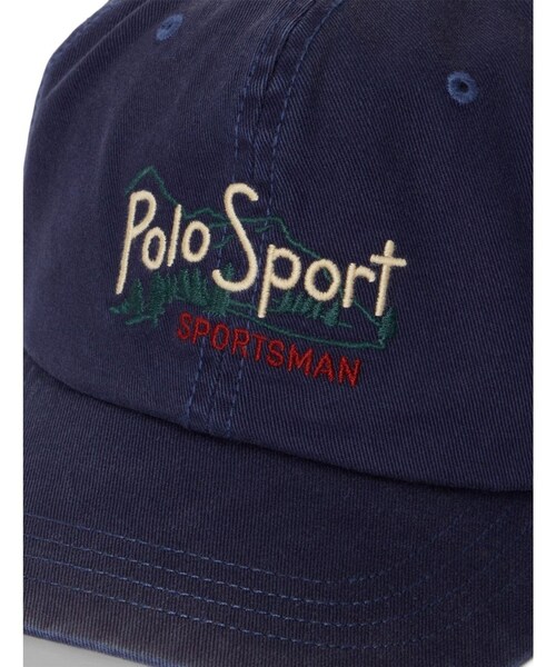 ADAM ET ROPE'（アダムエロペ）の「【POLO by RL】POLOSPORT WOVEN-CAP（キャップ・レディース・ブルー・F）」の3枚目の写真