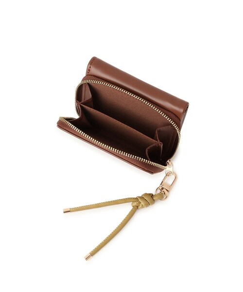 ROPE' PICNIC（ロペピクニック）の「コードストラップ付き三つ折りウォレット（財布・レディース・ブラック/ブラウン/ベージュ系・F）」の16枚目の写真