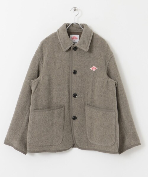 URBAN RESEARCH DOORS(アーバンリサーチドアーズ)の「DANTON COVERALLS JACKET(カバーオール・メンズ・H.BEIGE/NAVY/M.GREY/BLACK・38/40/42)」の17枚目の写真