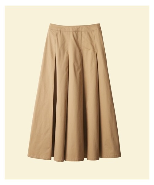 nissen（ニッセン）の「【CHIC STYLE】タックロングスカート（スカート・レディース・モカベージュ/黒・M/L/LL/3L/4L/5L/6L/8L/10L）」の15枚目の写真