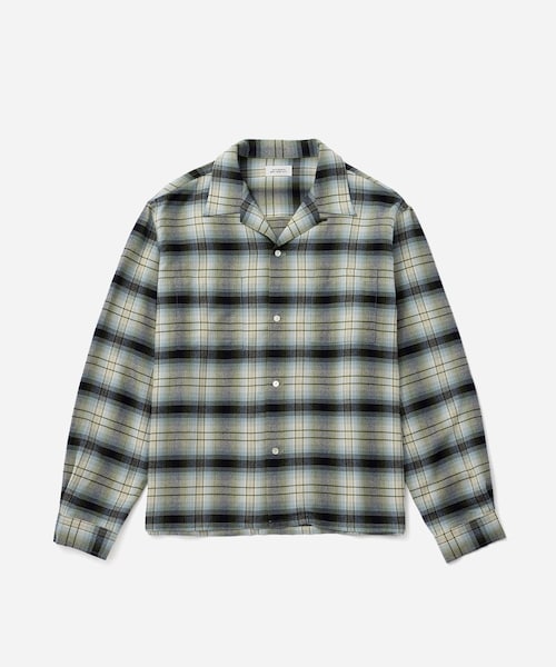 Saturdays NYC（サタデーズ ニューヨークシティ ）の「Marco Vintage Check LS Open Collar Shirt（シャツ/ブラウス・レディース・キナリ/ブルー・L/M/S/XL）」の9枚目の写真