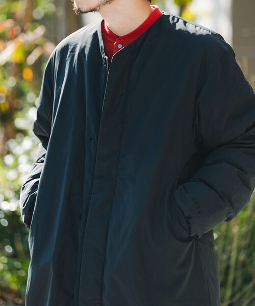 EKAL（エカル）の「『UR TECH』インサレーションコート（その他アウター・メンズ・ダークブラウン/チャコール・M/L）」の4枚目の写真