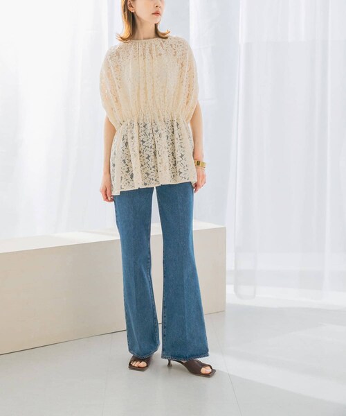 URBAN RESEARCH ROSSO（アーバンリサーチロッソ）の「NEEDBY heritage　ANNIE PANTS（デニムパンツ・レディース・SHONANMDBL/SHONANDKGY・24/25/26/27）」の18枚目の写真