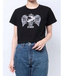 EVRIS | 【ハローキティコラボ】ラインストーンショートTシャツ(Tシャツ/カットソー)