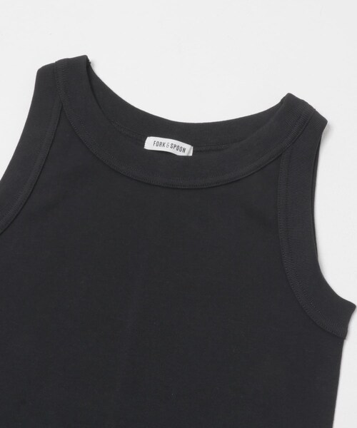 URBAN RESEARCH DOORS（アーバンリサーチドアーズ）の「FORK&SPOON　フライスタンクトップ（タンクトップ・レディース・OFF/BLACK/GRAY・1）」の8枚目の写真