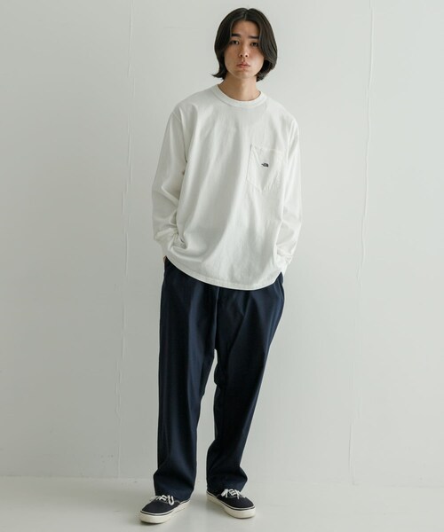 URBAN RESEARCH（アーバンリサーチ）の「THE NORTH FACE PURPLELABEL　7oz L/S Pocket T-shirts（Tシャツ/カットソー・メンズ・Off White/A Gray/Black・M/L）」の7枚目の写真