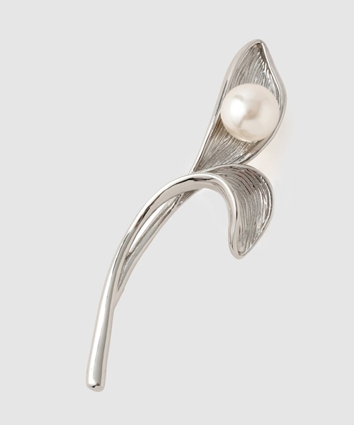 ROPE'(ロペ)の「カラーモチーフパールブローチ(ブローチ/コサージュ・レディース・ゴールド/シルバー・F)」の1枚目の写真