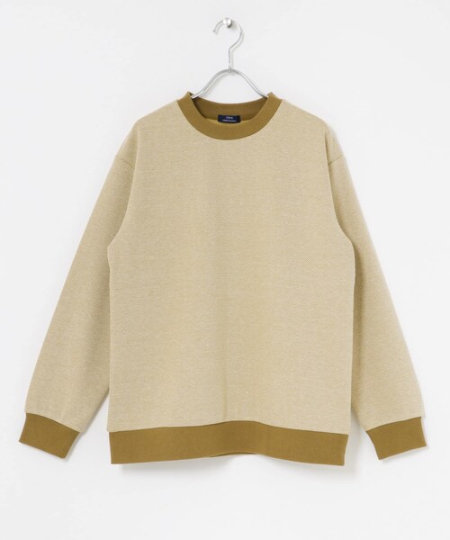 ITEMS URBANRESEARCH（アイテムズ アーバンリサーチ）の「バーズアイ ジャカード スウェット（スウェット・メンズ・BEG/D.BRN/NVY・M/L）」の22枚目の写真