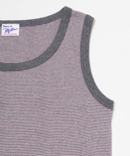 KBF（ケイビーエフ）の「Miller　Panel ribbed tank top（タンクトップ・レディース・CGY×BK/BRN×BK/SBU×BK/CGY×PK・Free）」の16枚目の写真