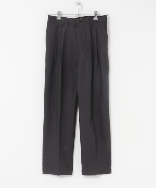 URBAN RESEARCH DOORS(アーバンリサーチドアーズ)の「STILL BY HAND リネンタックテーパードパンツ(その他パンツ・メンズ・TAUPE/CHARCOAL/DARK NAVY・44/46/48)」の2枚目の写真