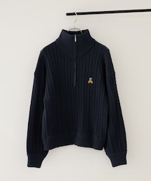VIS | 【POLO BCS】VIS別注ハーフジップケーブルニット(ニット/セーター)