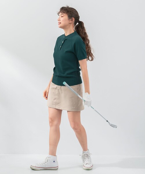 URBAN RESEARCH Sonny Label（アーバンリサーチサニーレーベル）の「OOPS　台形スカート（スカート・レディース・ベージュ/ブラック/グリーン・36/38）」の20枚目の写真