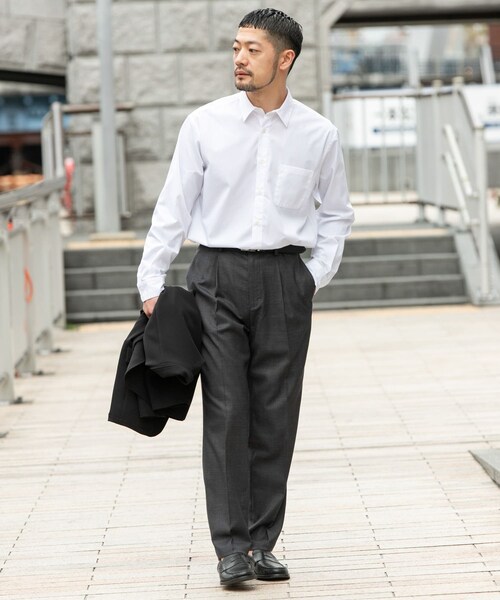 URBAN RESEARCH ROSSO(アーバンリサーチロッソ)の「『防シワ/防臭』アーバンリラックスブロードシャツ(シャツ/ブラウス・メンズ・WHITE/NAVY/BLUE/KHAKI/SAX/CHARCOAL・S/M/L/XL)」の11枚目の写真