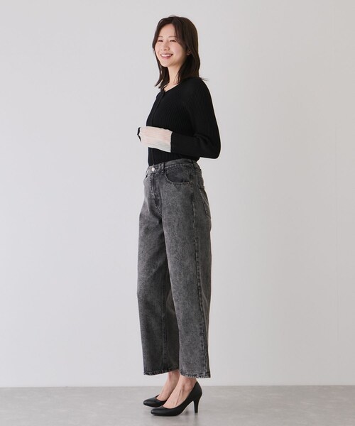 Jayro（ジャイロ）の「デニムワイドパンツ（デニムパンツ・レディース・ブラック系/ブルー系・M/S）」の16枚目の写真