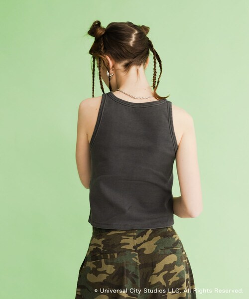 SENSE OF PLACE by URBAN RESEARCH（センスオブプレイスバイアーバンリサーチ）の「『別注』WICKED×SENSE OF PLACE　タンクトップ（タンクトップ・レディース・GREEN/PINK/GRAY・one）」の8枚目の写真