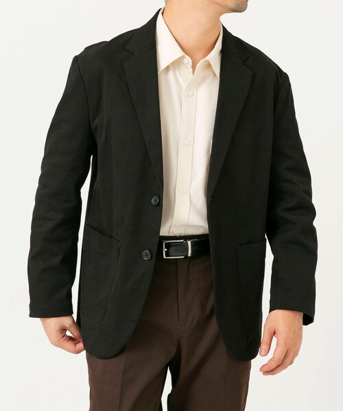 URBAN RESEARCH ROSSO（アーバンリサーチロッソ）の「『XLサイズあり』ピーチツイルストレッチシングルジャケット（テーラードジャケット・メンズ・DARK BROWN/NAVY/BLACK・M/L/XL）」の11枚目の写真