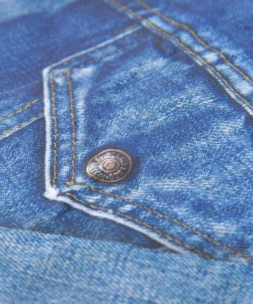URBAN RESEARCH Sonny Label（アーバンリサーチサニーレーベル）の「MATATABI　Print Clutch Bag（クラッチバッグ・メンズ・DenimJkt・one）」の6枚目の写真