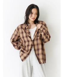 Ungrid | ビッグルーズチェックシャツ(シャツ/ブラウス)