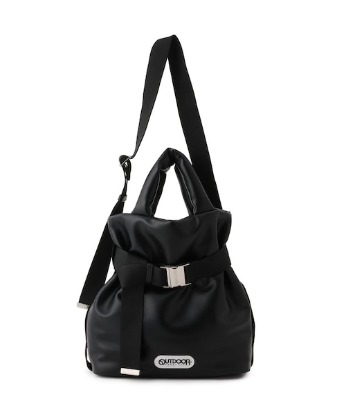 VIS（ビス）の「【OUTDOOR PRODUCTS】VIS別注2WAYベルト付きパデッドトートバッグ（トートバッグ・レディース・ブラック/チャコール/キナリ・F）」の21枚目の写真