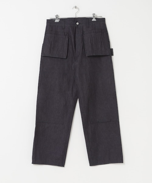 URBAN RESEARCH DOORS(アーバンリサーチドアーズ)の「SASSAFRAS LANDSCAPER GROWN PANTS(デニムパンツ・メンズ・INDIGO/BLACK・S/M/L)」の2枚目の写真