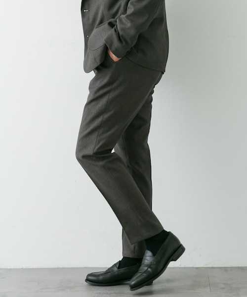 URBAN RESEARCH DOORS（アーバンリサーチドアーズ）の「LIFE STYLE TAILOR　ブラッシュドウールライクストレッチパンツ（スラックス・メンズ・NAVY/GRAY/KHAKI・S/M/L/XL）」の6枚目の写真