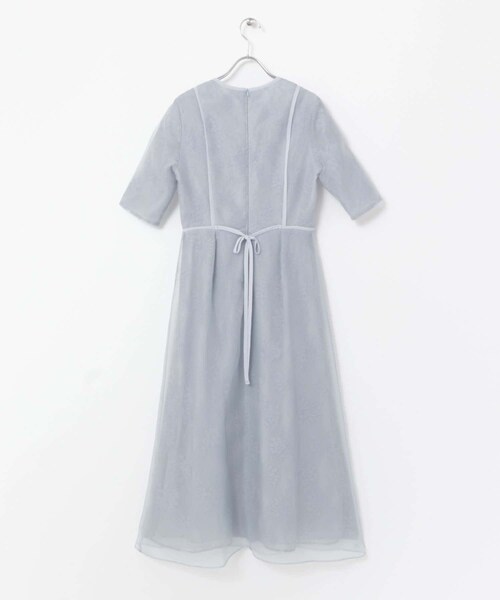 URBAN RESEARCH ROSSO（アーバンリサーチロッソ）の「kaene　シアーレースパイピングドレス（ワンピース・レディース・sax/bk・38）」の22枚目の写真