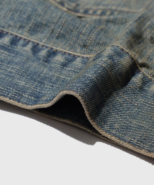 ADAM ET ROPE'(アダムエロペ)の「【SUGARHILL/シュガーヒル】FADED MODERN DENIM JACKET(デニムジャケット・メンズ・ブルー系・2/3)」の13枚目の写真