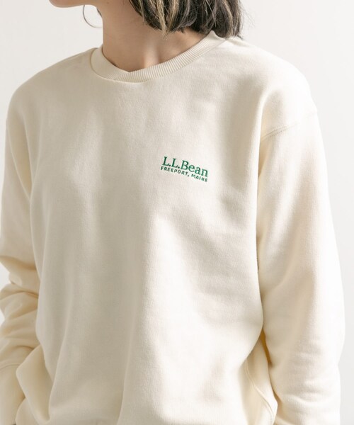 URBAN RESEARCH DOORS（アーバンリサーチドアーズ）の「L.L.Bean　Crewneck Sweatshirts（Tシャツ/カットソー・レディース・ecru/birch/navy・M）」の9枚目の写真