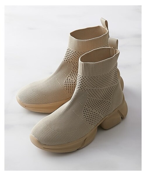 nissen（ニッセン）の「【ゆったり幅広】軽量ニットブーツ（ワイズ４Ｅ）（ブーツ・メンズ・黒/ダークブラウン/ダークグレー/グレージュ・M=23.0~23.5cm/4E/L=24.0~24.5cm/4E/LL=25.0~25.5cm/4E/3L=26.0~26.5cm/4E）」の15枚目の写真