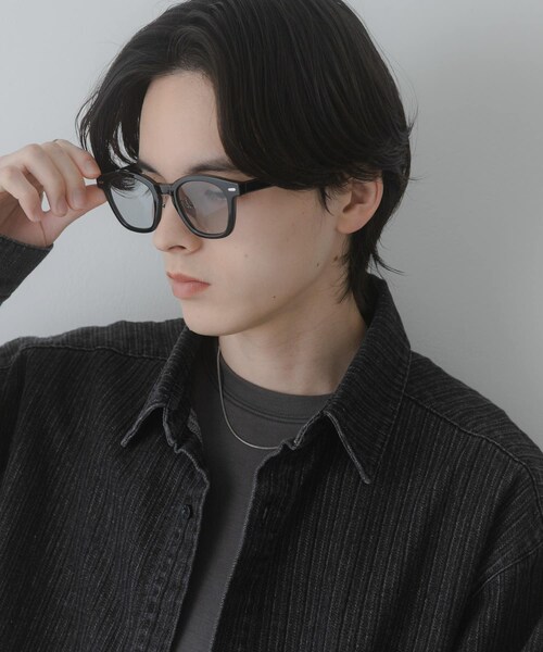 SENSE OF PLACE by URBAN RESEARCH（センスオブプレイスバイアーバンリサーチ）の「ウェリントンサングラス（メガネ・メンズ・BROWN/BLUE/C.BLUE/BLACK・One）」の6枚目の写真