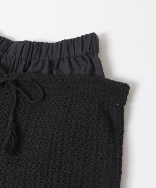 URBAN RESEARCH DOORS（アーバンリサーチドアーズ）の「『別注』AFLOAH×DOORS　KNIT SHORT PANTS（その他パンツ・レディース・BLACK/BROWN・One）」の5枚目の写真
