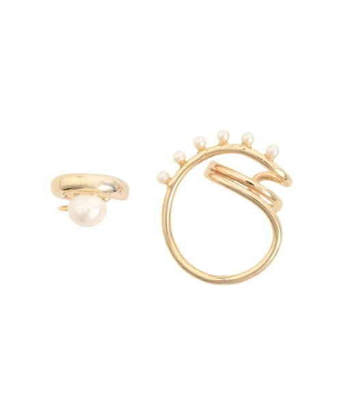ELENDEEK（エレンディーク）の「ASYMMETRY EAR CUFF（イヤーカフ・レディース・シルバー/ゴールド・F）」の8枚目の写真