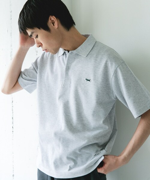 URBAN RESEARCH DOORS(アーバンリサーチドアーズ)の「『別注』PENNEYS×DOORS THE FOX 鹿の子 ポロシャツ(ポロシャツ・メンズ・ASHGRAY/MINT/NAVY/CHARCOAL・M/L)」の9枚目の写真
