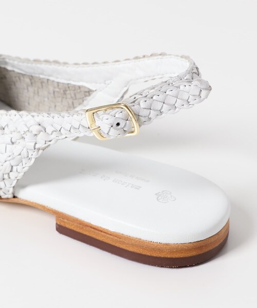 かぐれ(カグレ)の「『別注』maison de soil MESH BACKSTRAP SANDAL(サンダル・レディース・別注WHITE/別注TAN・36/37/38)」の7枚目の写真