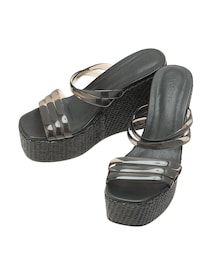 RESEXXY | クリアウェッジサンダル(サンダル)