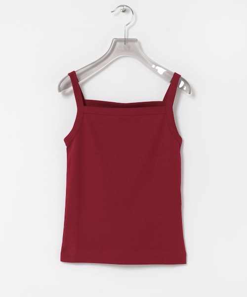 URBAN RESEARCH(アーバンリサーチ)の「FLORE FLORE MAY CAMISOLE(キャミソール・レディース・BLACK/CHOCO PLUM/EVERGREEN/NAVY/STRAW/MULBERRY・S)」の6枚目の写真